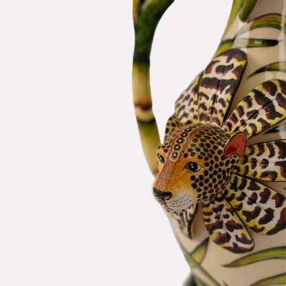 Leopard and Sunbird Vase