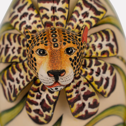 Leopard and Sunbird Vase
