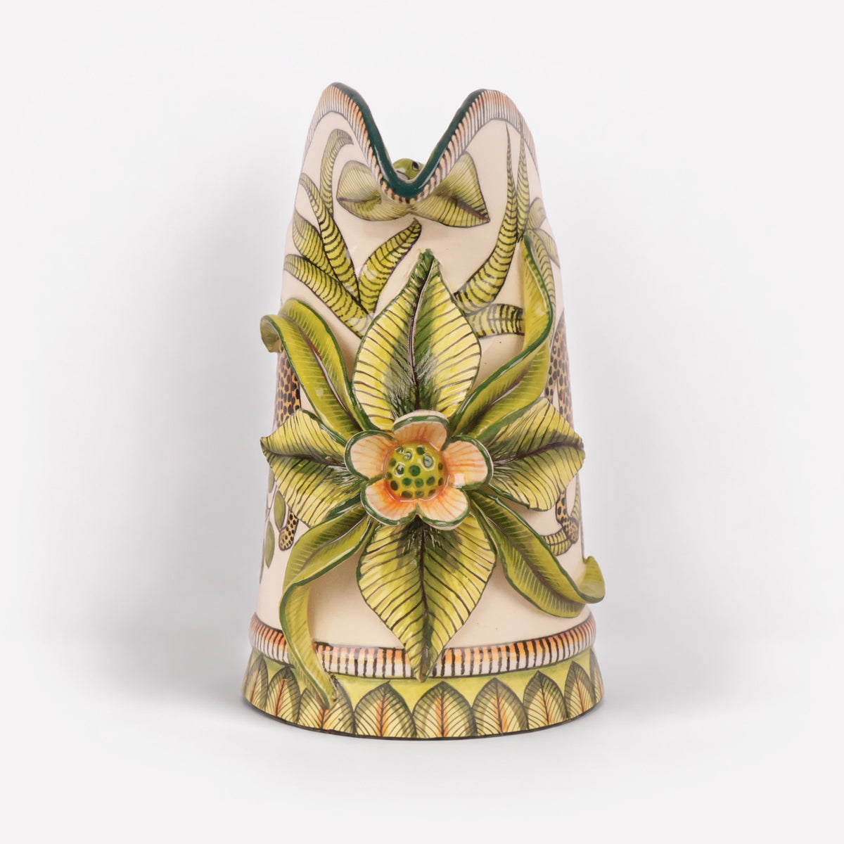 Leopard & Sunbird Jug