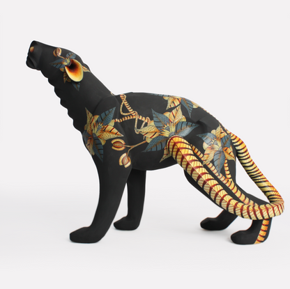 Safari Cat Sculpture