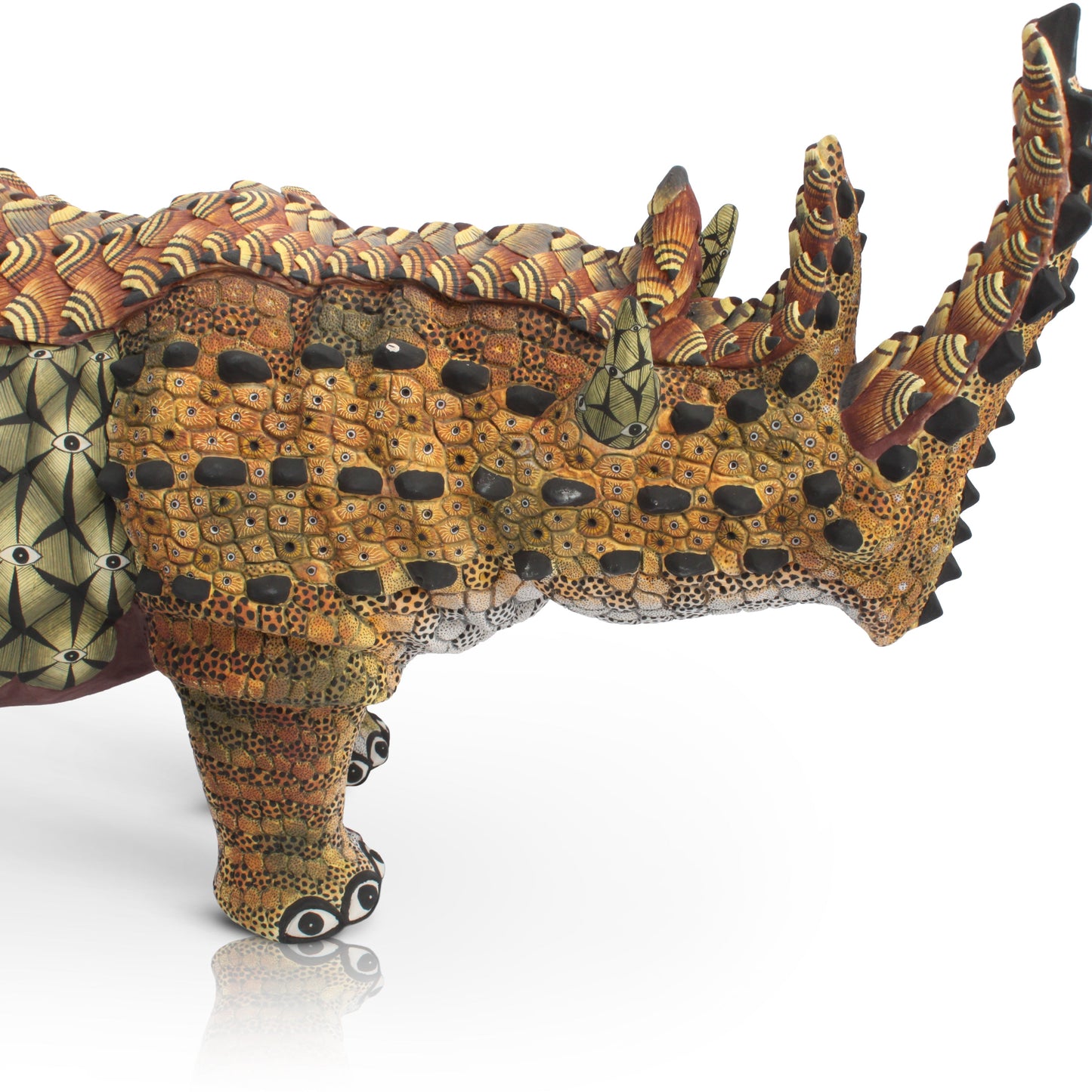 Armoured Rhino Sculpture