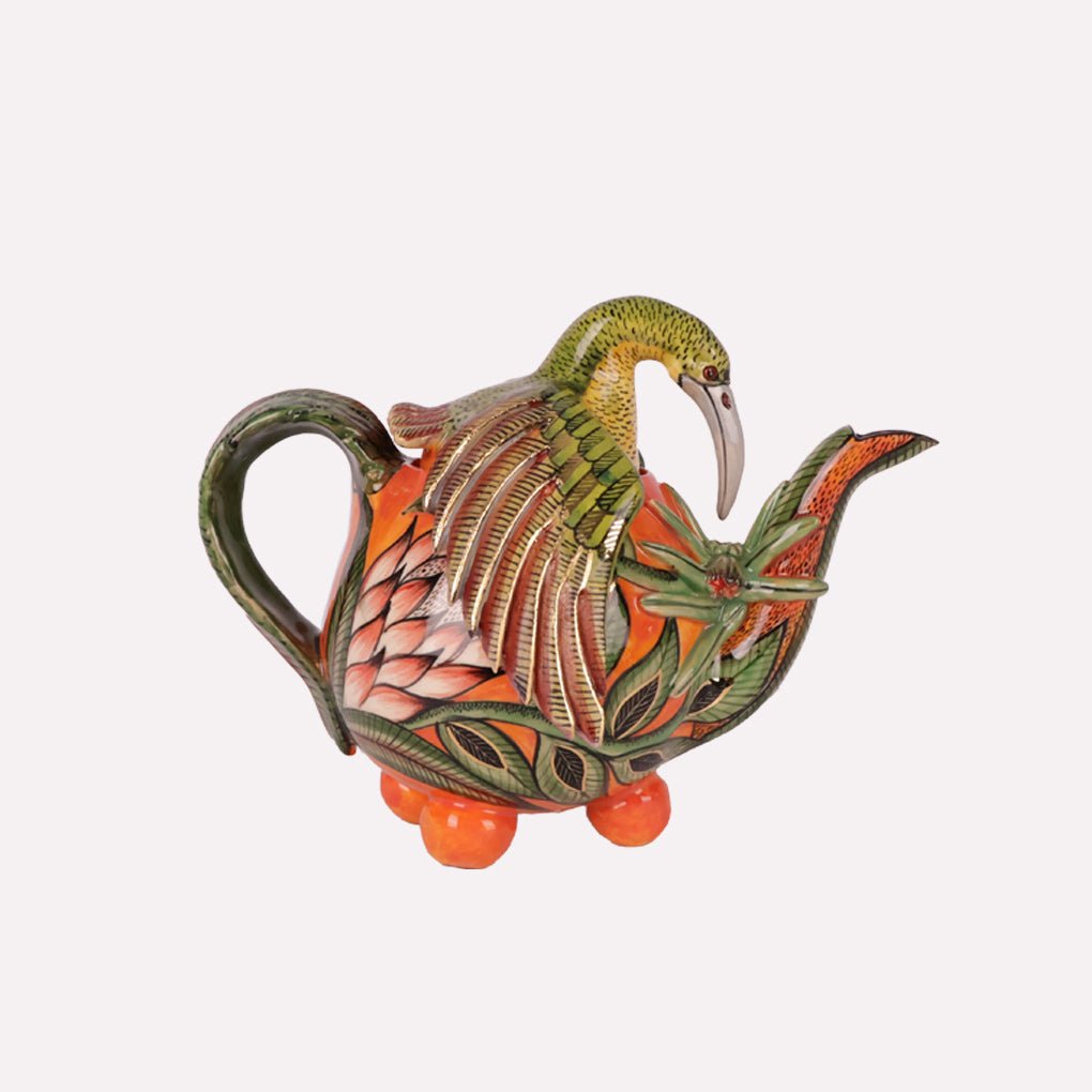 Sunbird and Protea Small Teapot
