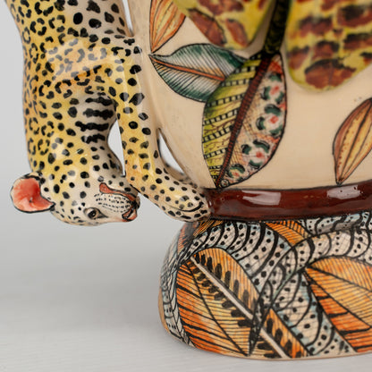Leopard Vase