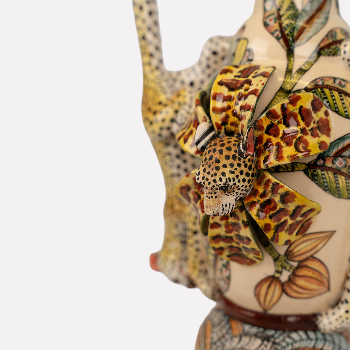 Leopard Vase