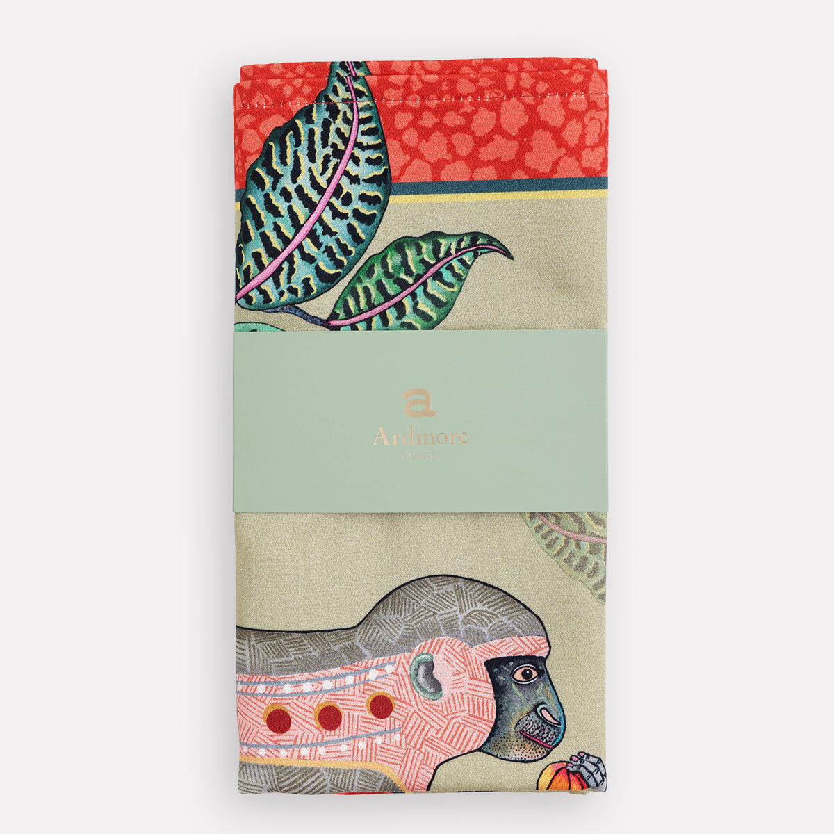 Monkey Tales Napkins in Delta (PAIR)