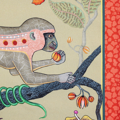 Monkey Tales Napkins in Delta (PAIR)