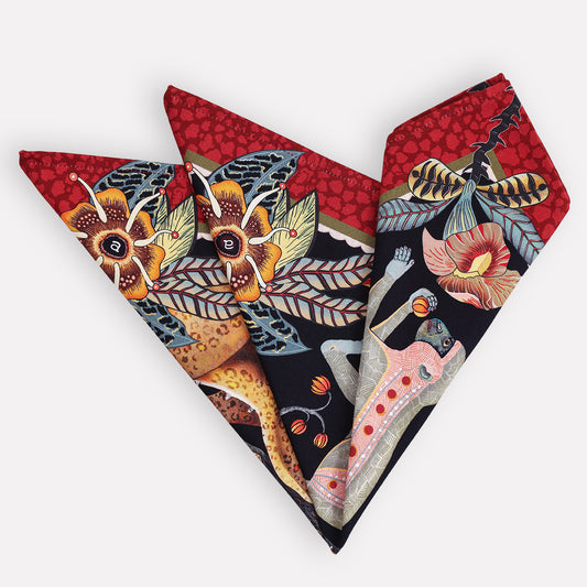 Monkey Tales Napkins in Night (PAIR)