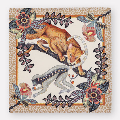 Monkey Tales Napkins in Stone (PAIR)