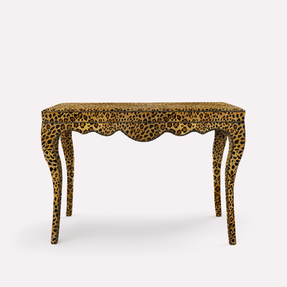 Nyala Table Safari Spot Gold Linen
