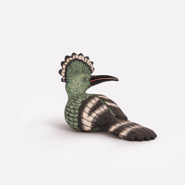 Blue African Hoopoe Small Sculpture