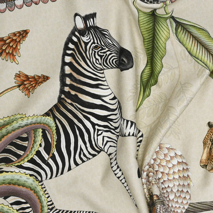 Pangolin Park Table Runner in Stone halsted-design-uk.myshopify.com