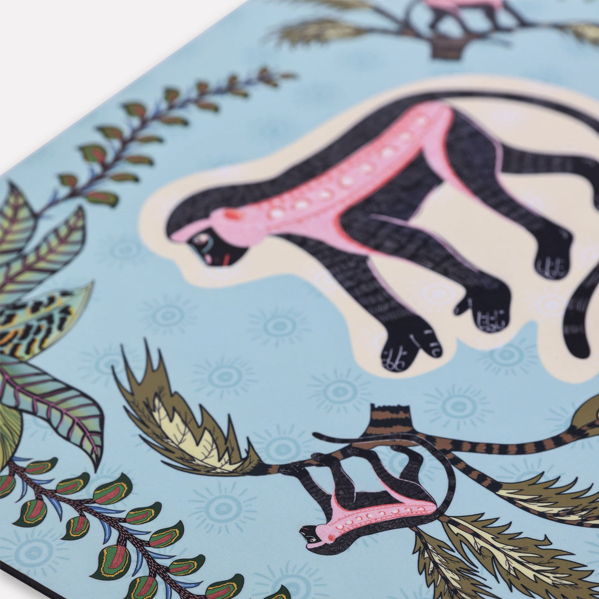Meandering Monkey Oasis Pair (Hardboard Placemats)