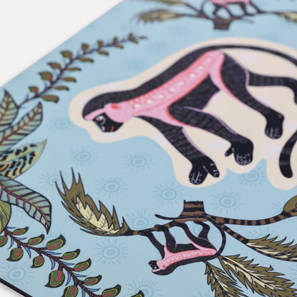 Meandering Monkey Oasis Pair (Hardboard Placemats)