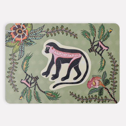 Meandering Monkey Delta Pair (Hardboard Placemats)