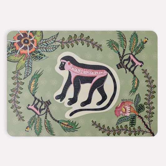Meandering Monkey Delta Pair (Hardboard Placemats)