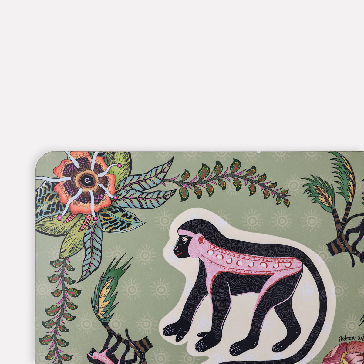 Meandering Monkey Delta Pair (Hardboard Placemats)