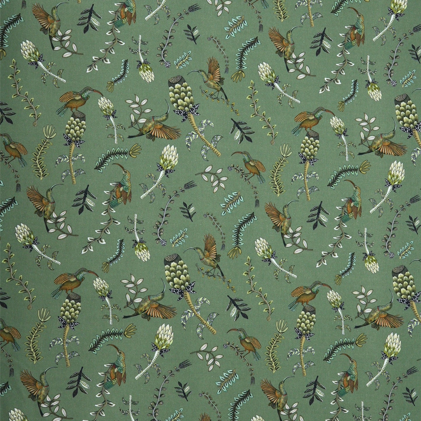 Protea Garden Delta Linen Fabric