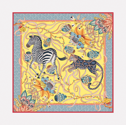 Protea Plains Silk Scarf Daybreak 90