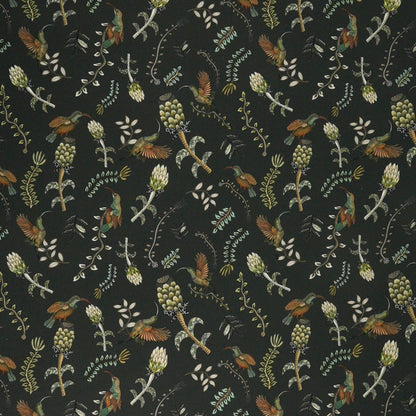 Protea Garden Dusk Linen Fabric