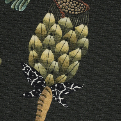 Protea Garden Dusk Linen Fabric