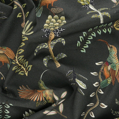 Protea Garden Dusk Linen Fabric
