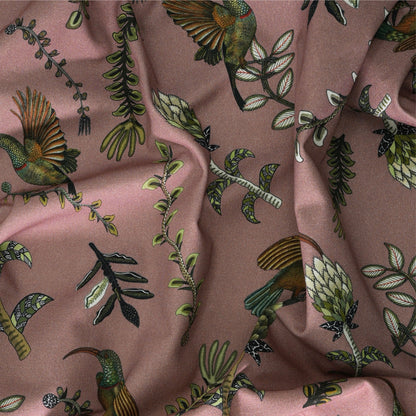 Protea Garden Magnolia Linen Fabric