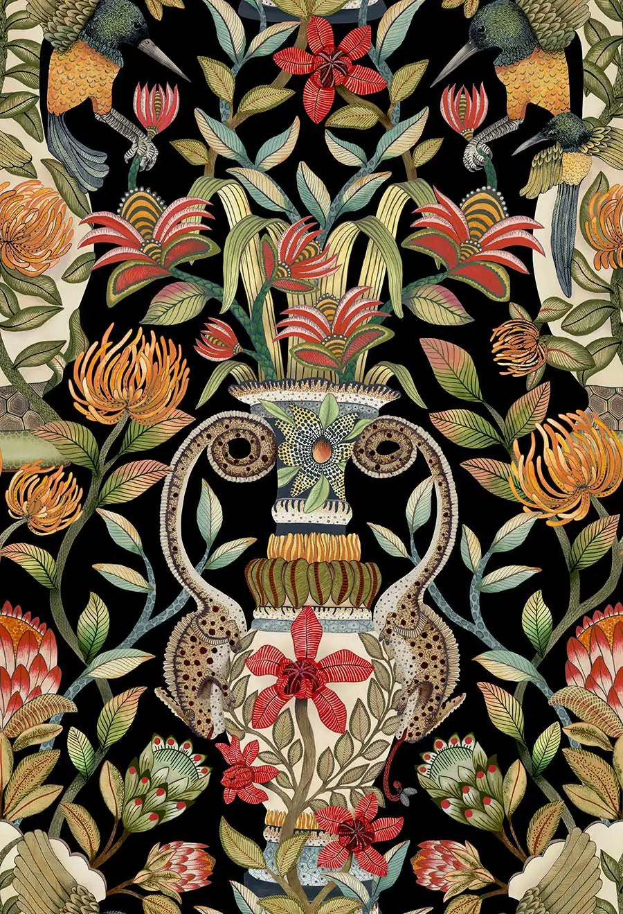 Protea Garden Wallpaper Ardmore Design