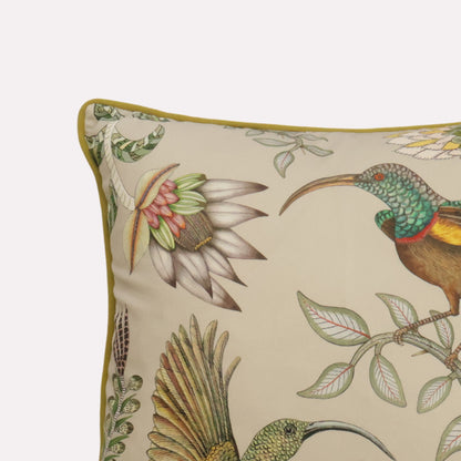 Protea Garden Stone Cotton Cushion Cover