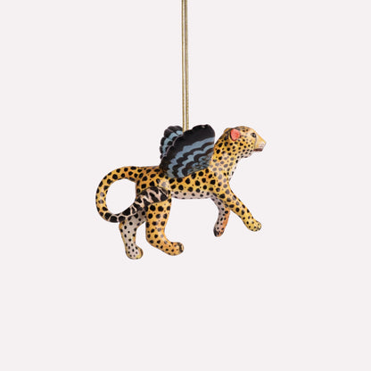Flying Cheetah Ornament