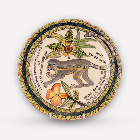 Meandering Monkey Small Plate
