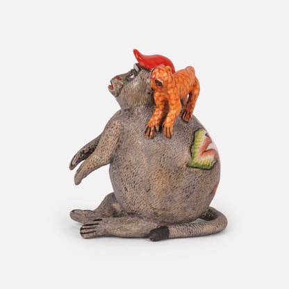 Chubby Monkey Sculpture