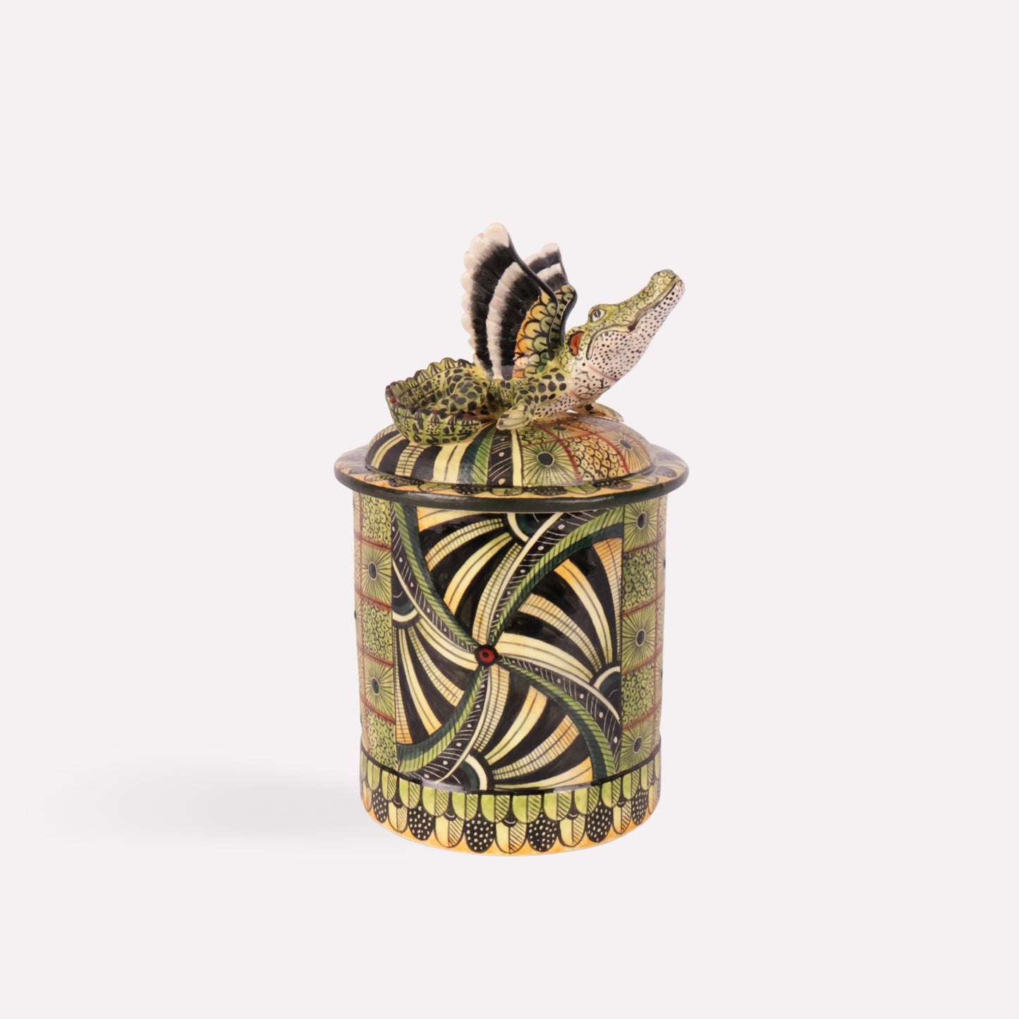 Winged Crocodile Spirit Candle