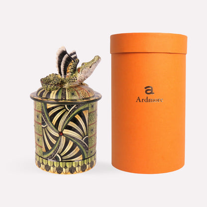 Winged Crocodile Spirit Candle