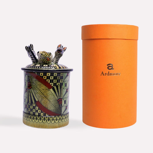 Zebra and Leopard Spirit Candle