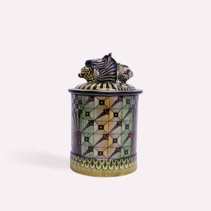 Zebra and Leopard Spirit Candle