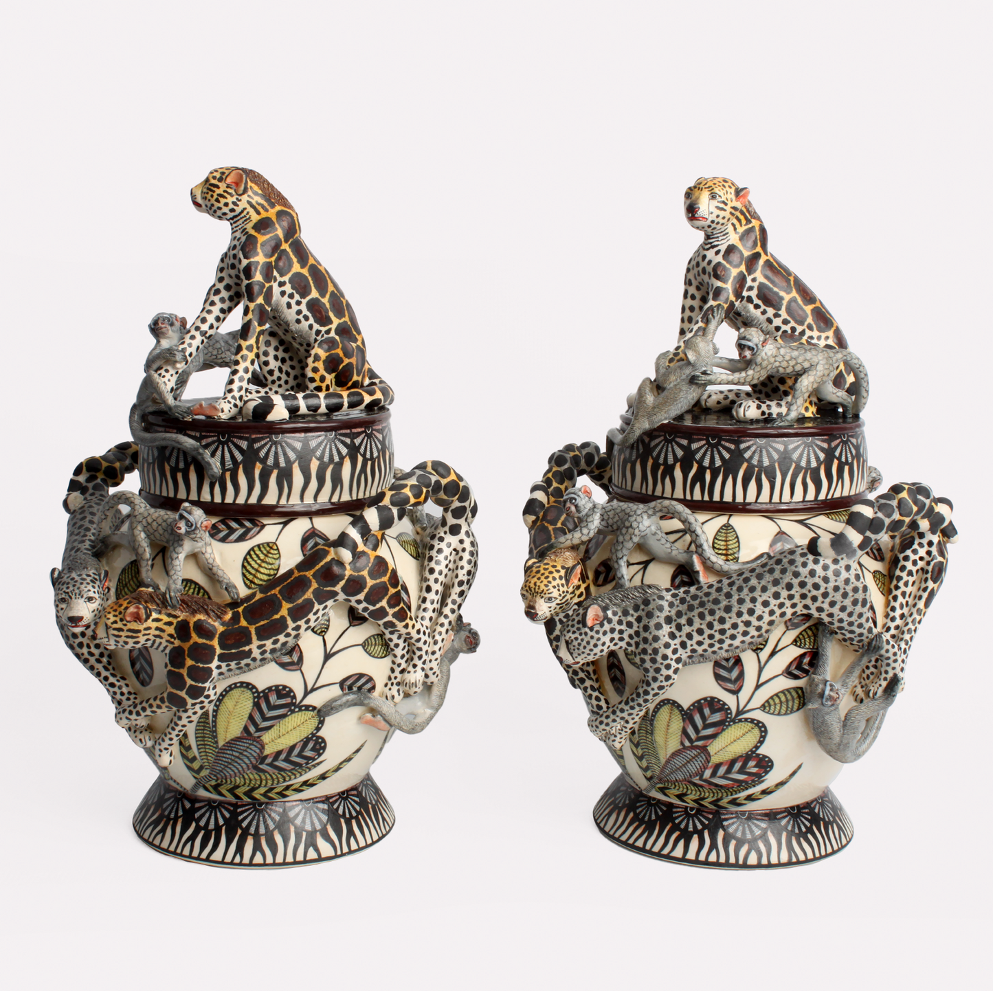 King Cheetah & Monkey Tureens
