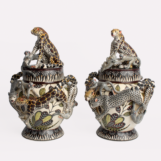 King Cheetah & Monkey Tureens