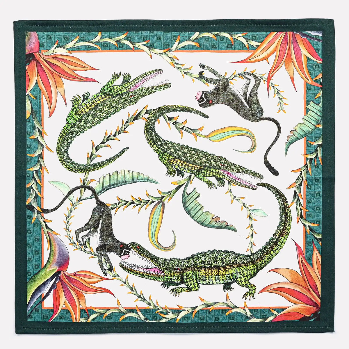 River Chase Napkins in Chalk (PAIR) Ardmore Design