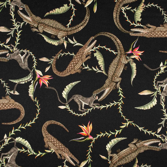 River Chase Night Linen Fabric Ardmore Design