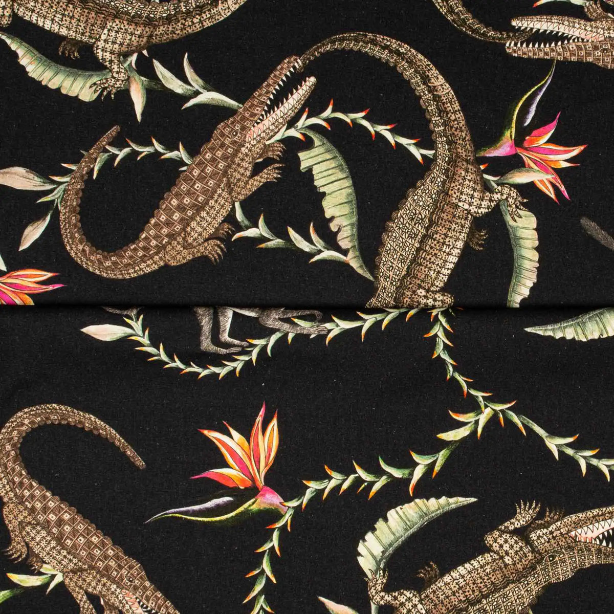 River Chase Night Linen Fabric Ardmore Design