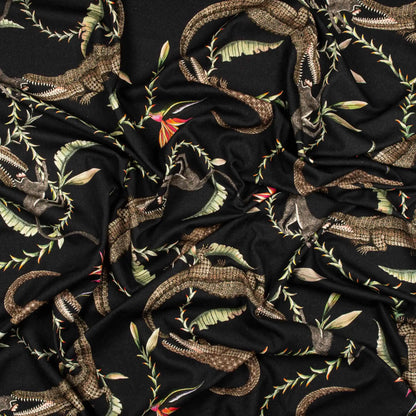 River Chase Night Linen Fabric Ardmore Design