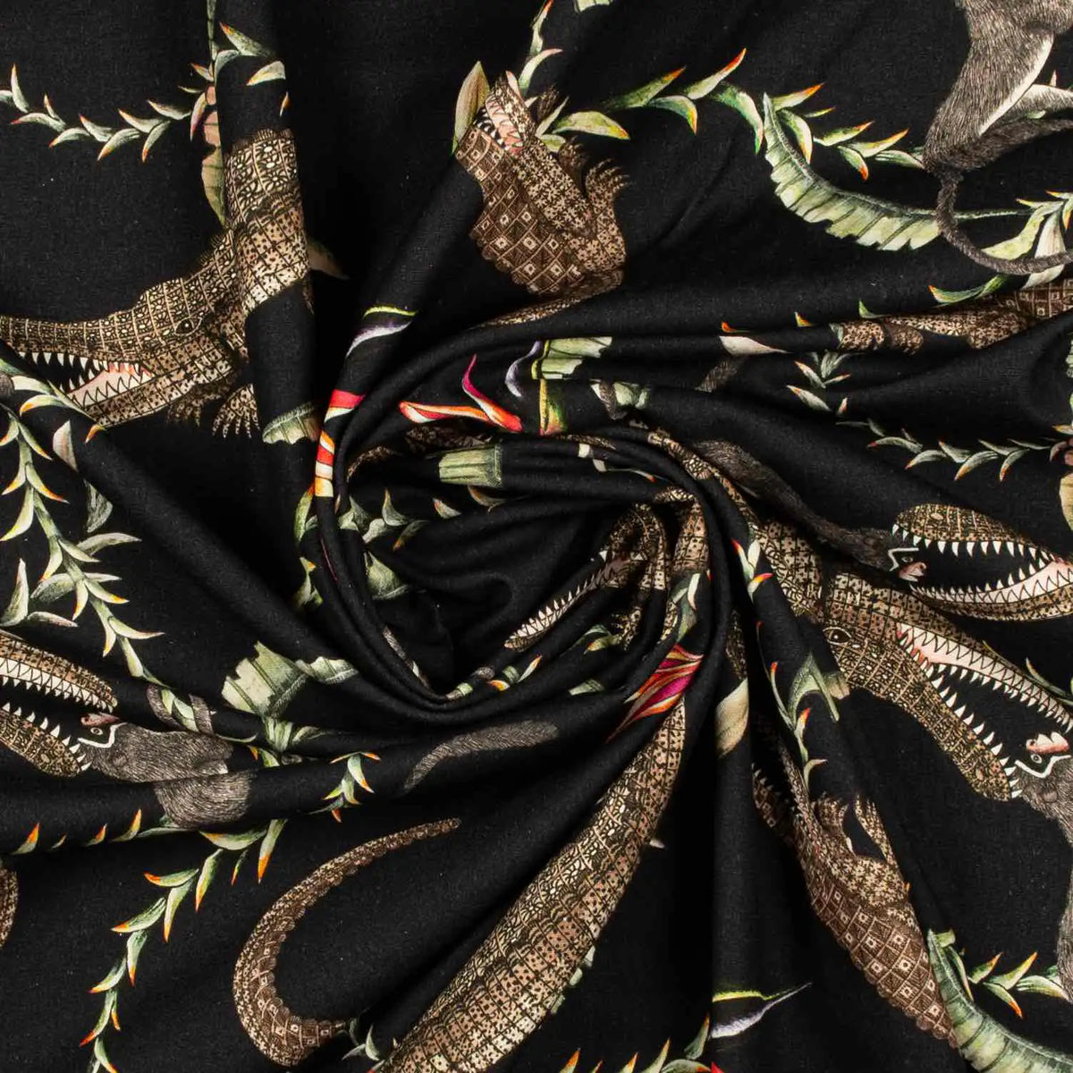 River Chase Night Linen Fabric Ardmore Design