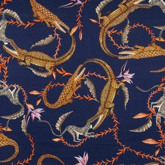 River Chase Royal Velvet Fabric Ardmore Design