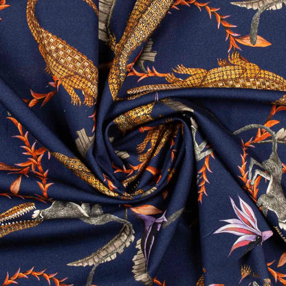 River Chase Royal Velvet Fabric Ardmore Design