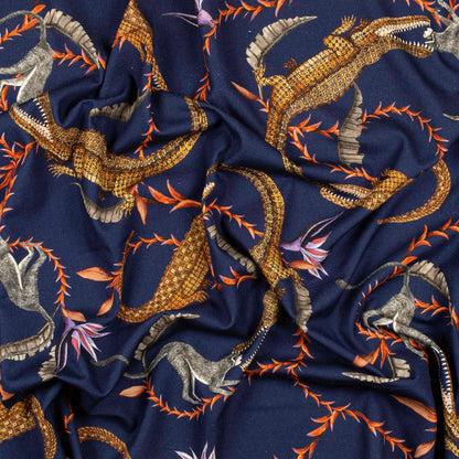 River Chase Royal Velvet Fabric Ardmore Design