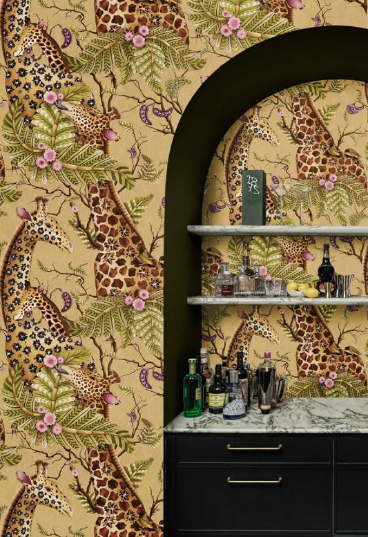 Royal Giraffe Wallpaper Ardmore Design