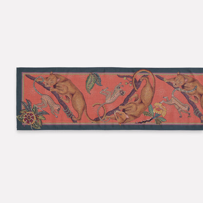 Monkey Tales Linaza Runner in Coral