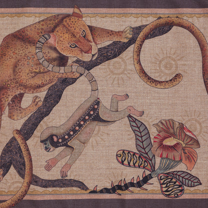 Monkey Tales Linaza Runner in Stone