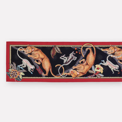 Monkey Tales Satinette Runner in Night