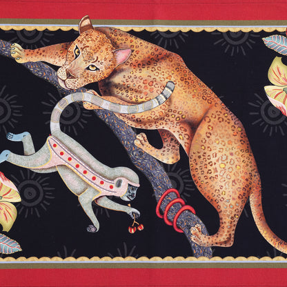 Monkey Tales Satinette Runner in Night